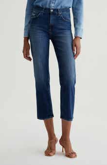 AG Brinley Mid Rise Straight Crop Jeans