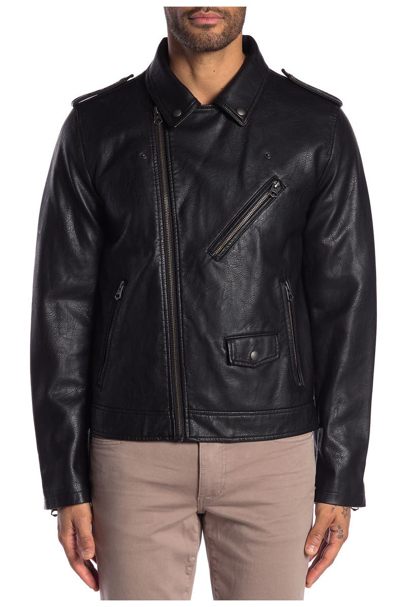 Levi's<sup>®</sup> Faux Leather Moto Jacket, Alternate, color,