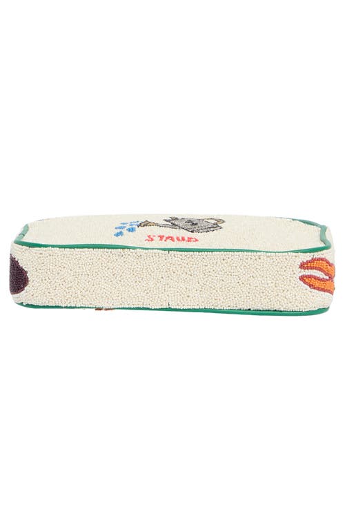 Staud Tommy Beaded Shoulder Bag
