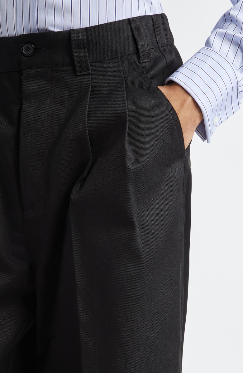 Maison Margiela Tailored Trousers, Alternate, color, Black