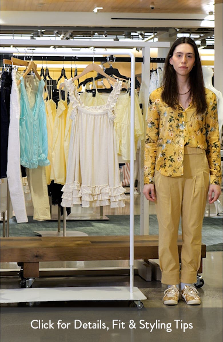 Spring Tide Ruffle Tunic Top, sales video thumbnail