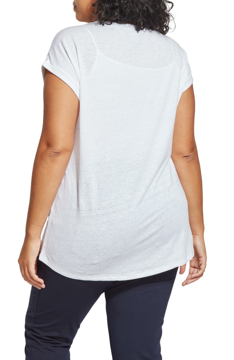 Lysse Classic Scoop Neck T-Shirt, Alternate, color, White