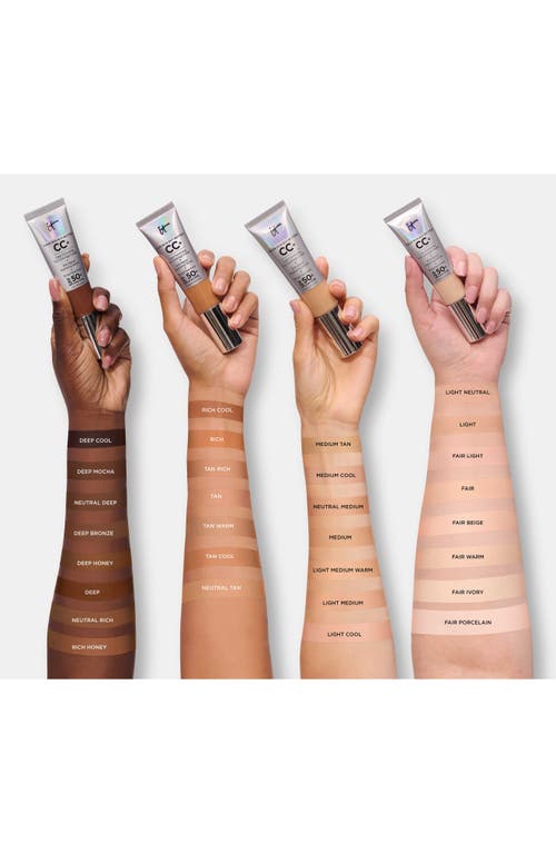 It Cosmetics Cc+ Color Correcting Full Coverage Cream Spf 50+ In Medium Tan