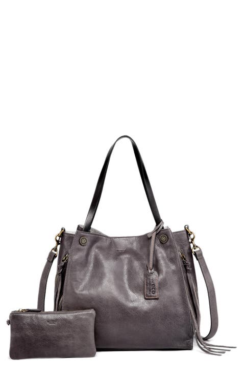 Daisy Leather Tote Bag