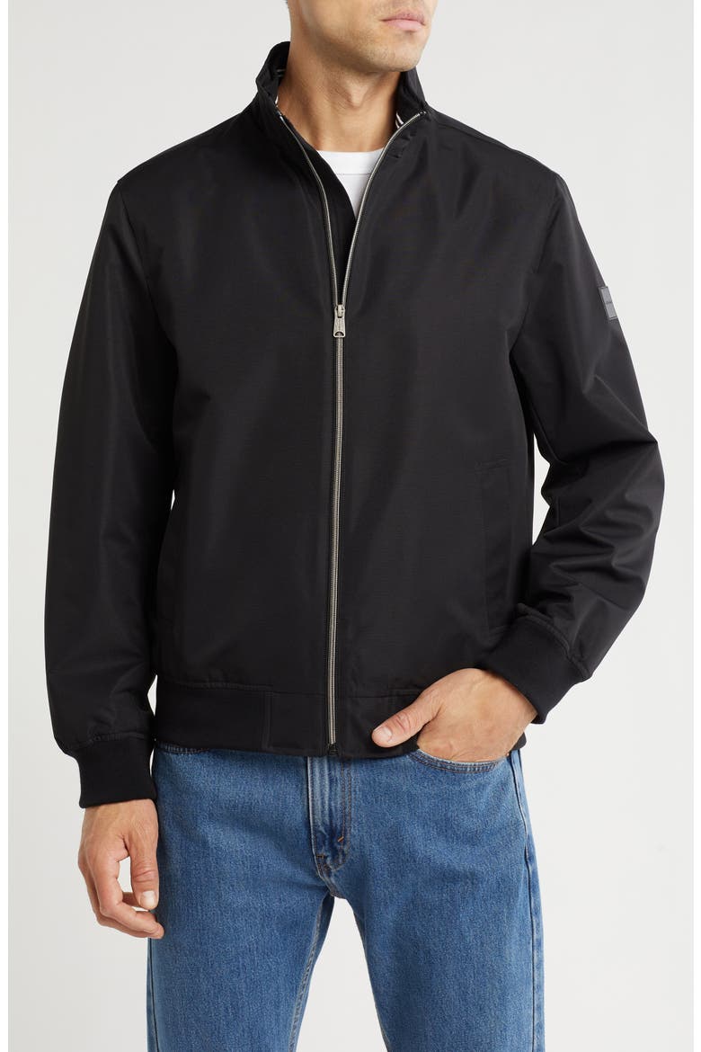 Larkspur Zip Jacket, Main, color, BLACK