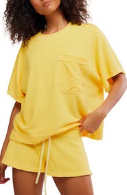 Free People Staycation Oversize Cotton Blend T-Shirt