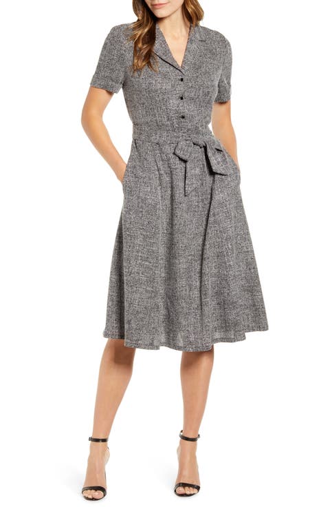 Tweed Shirtdress