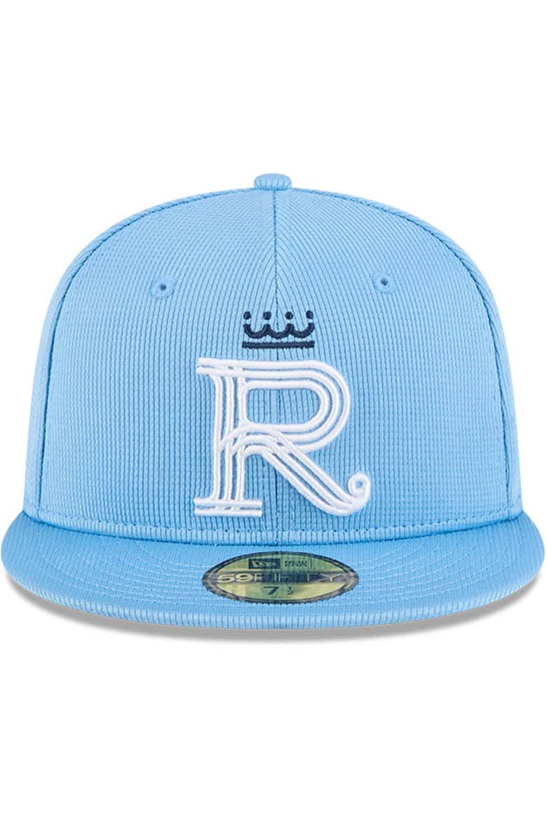 New Era Men's New Era Light Blue Kansas City Royals City Connect Batting Practice 59FIFTY Fitted Hat, Alternate, color, 