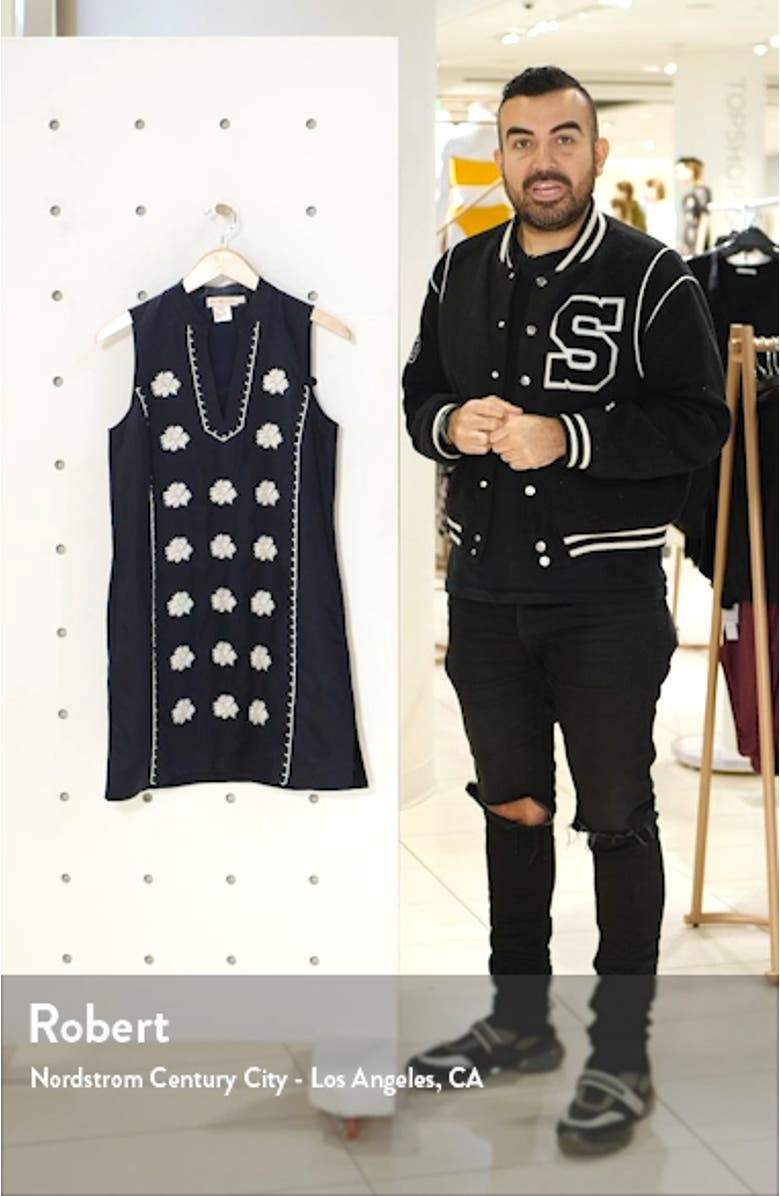 Embroidered Cover-Up Dress, sales video thumbnail