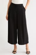 MAX STUDIO Pleated Wide Leg Culottes