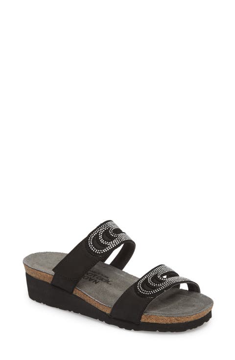 Ainsley Studded Slide Sandal (Women)
