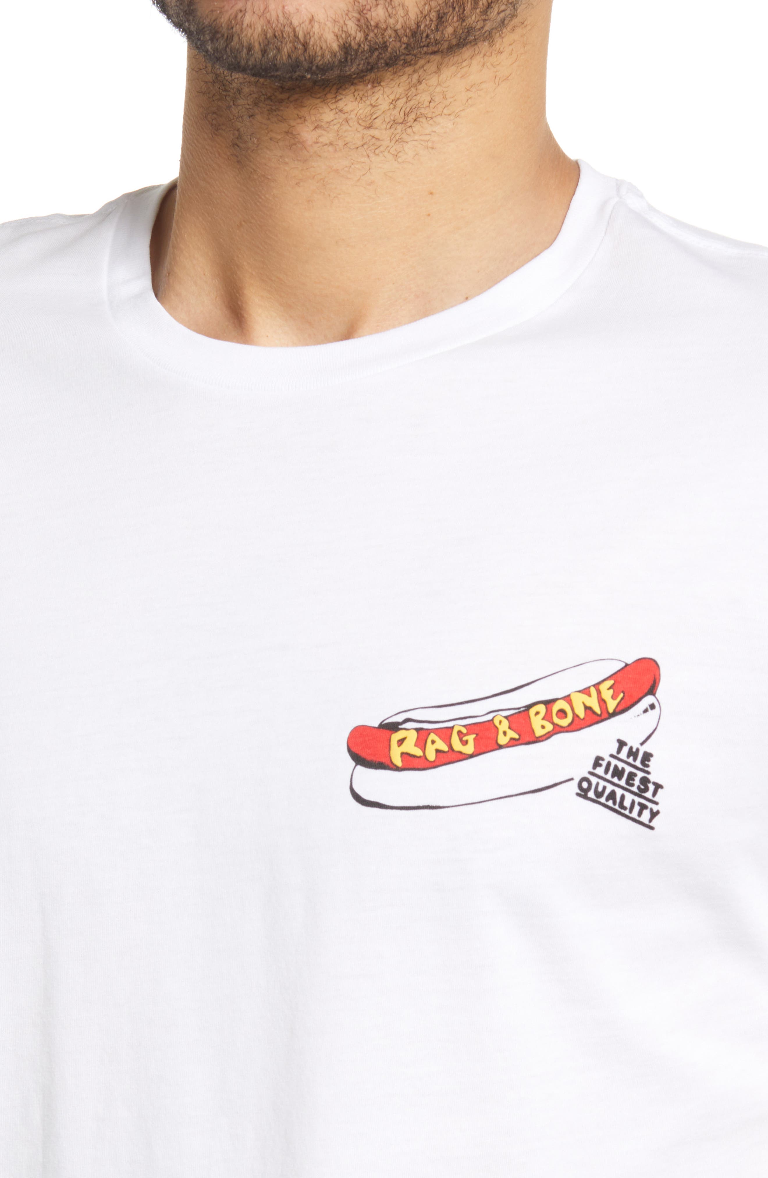 rag & bone New York Hot Dog Cotton Graphic Tee (Men) | Nordstromrack