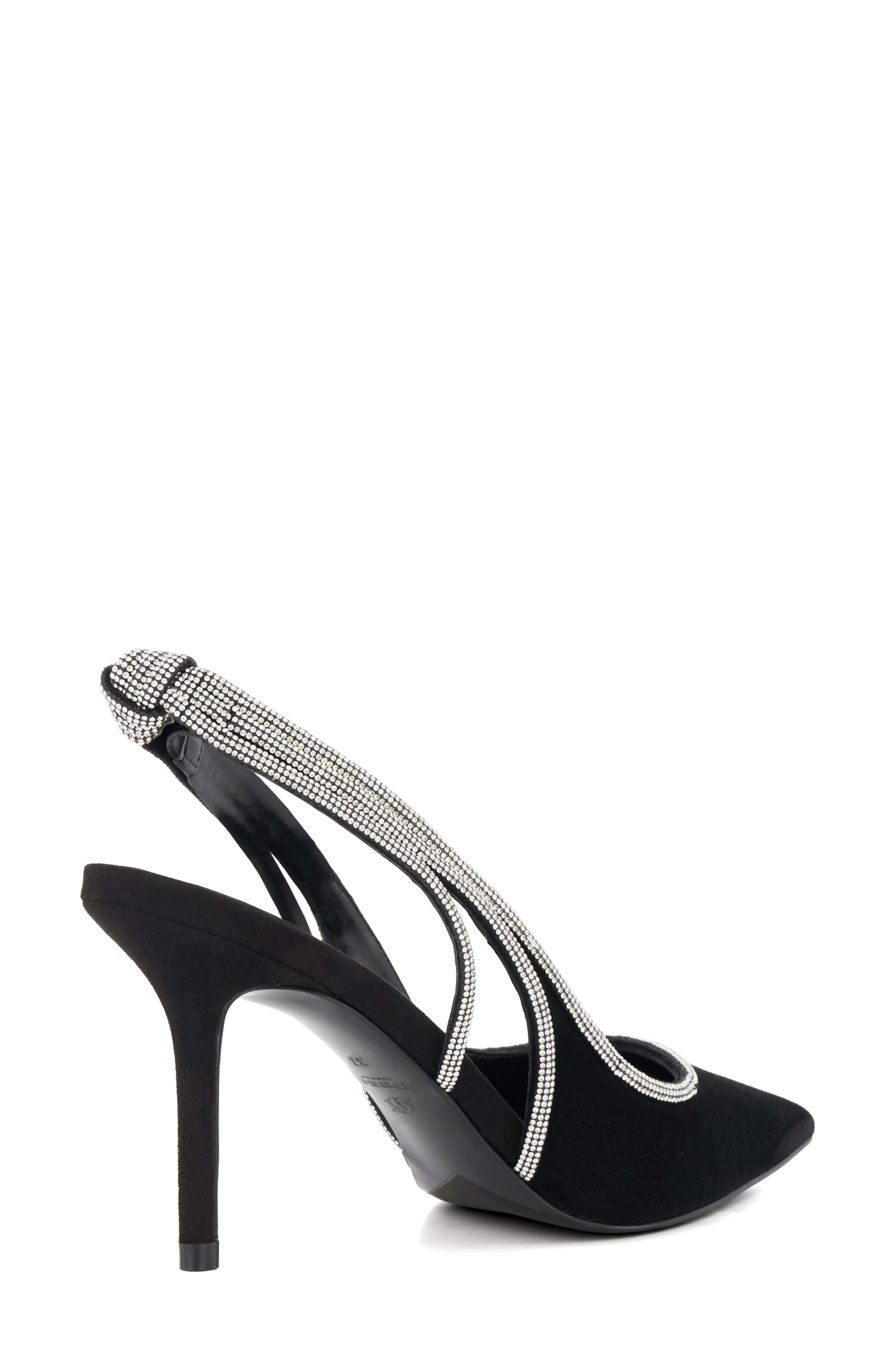 Dune London Cinematic Pointed Toe Slingback Pump, Alternate, color, 