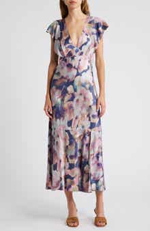 Rails Dina Flutter Sleeve Midi Dress