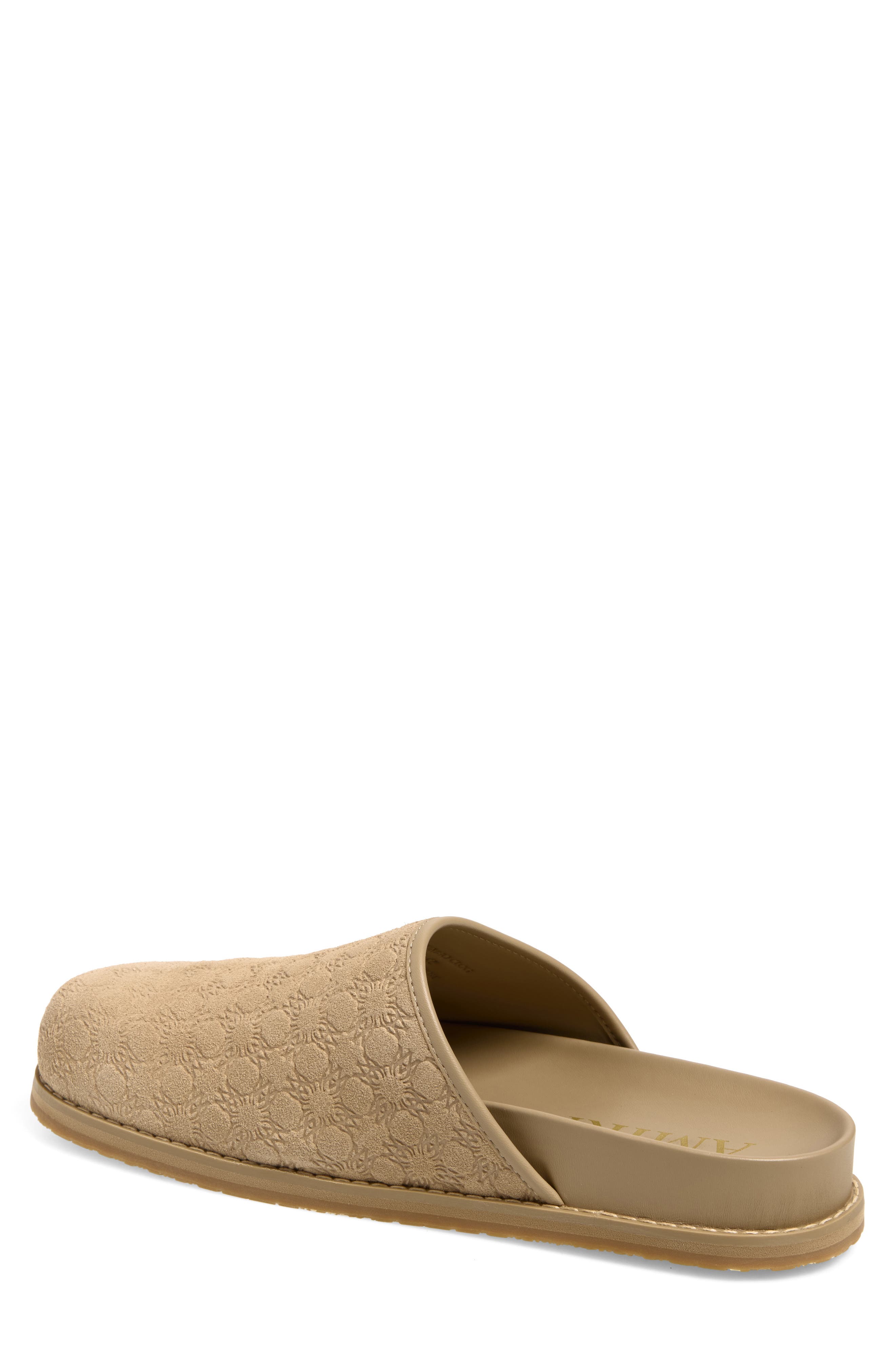 MA Debossed Leather Clog, Alternate, color, TAN