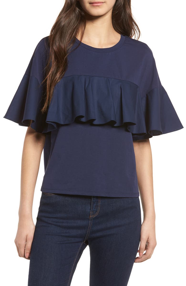 Soprano Ruffle Tee, Main, color,