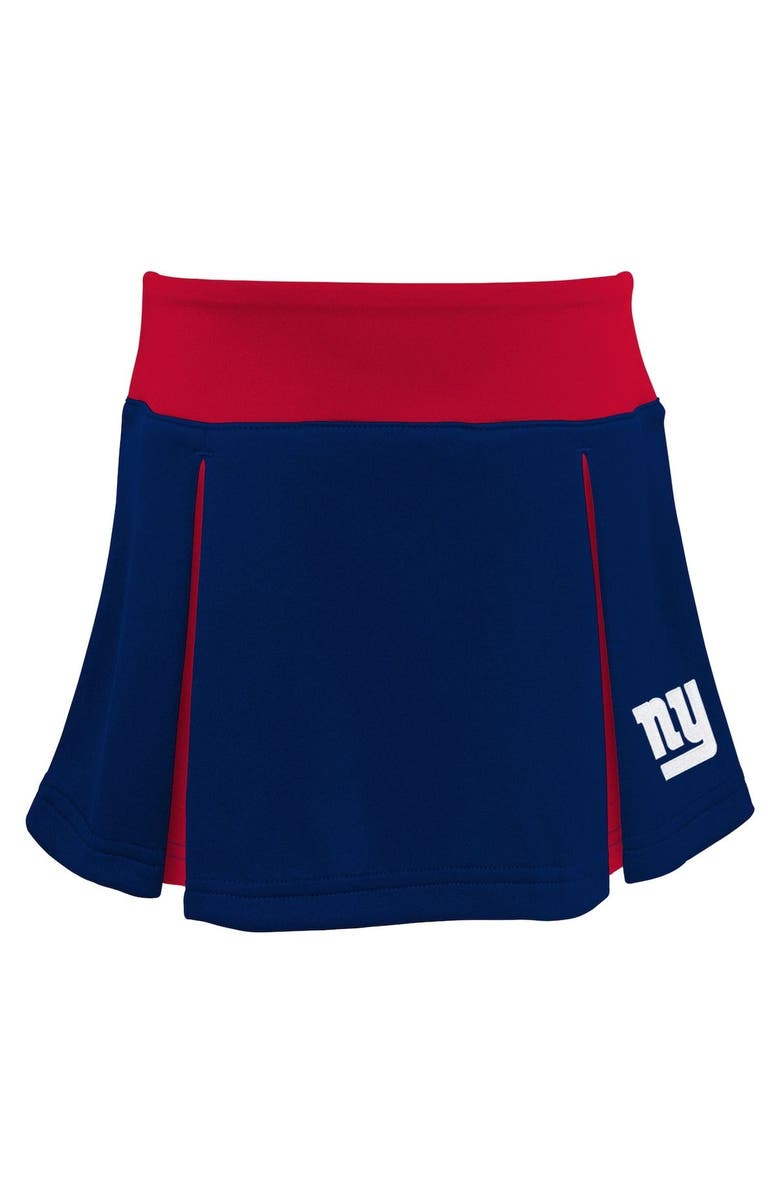 Outerstuff Girls Preschool Royal New York Giants Spirit Cheer Three-Piece Cheerleader Set with Bloomers, Alternate, color, Royal
