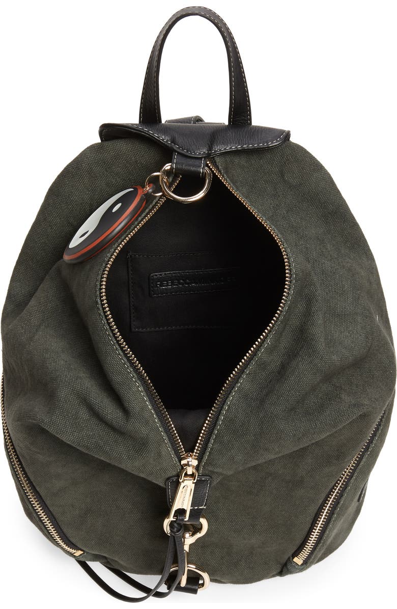Rebecca Minkoff Julian Washed Canvas Backpack, Alternate, color,