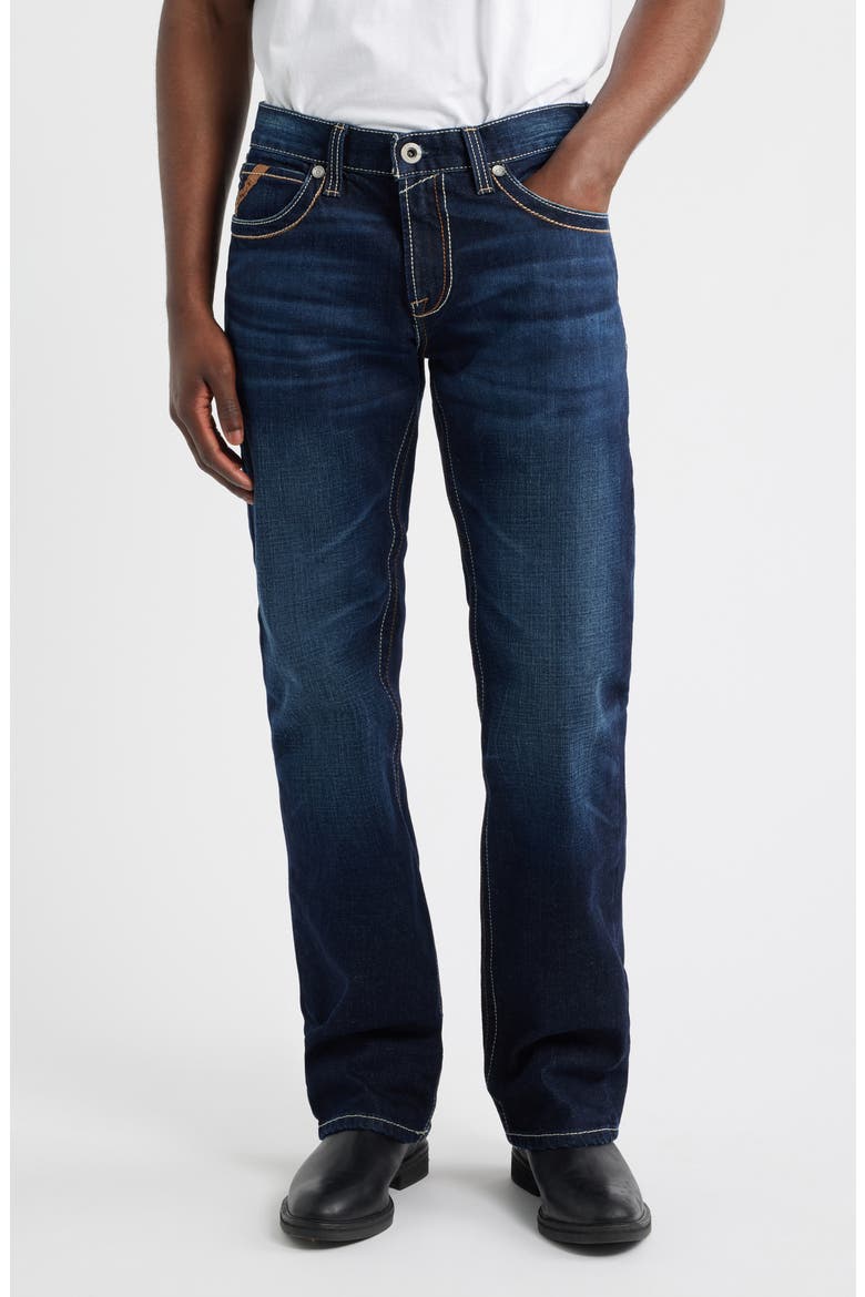 M7 Rocker Bootcut Jeans, Main, color, DODGE
