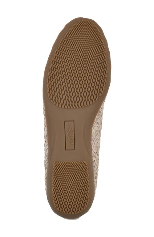 Cliffs By White Mountain Cariann Mesh Ballet Flat In Light Taupe