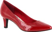 EASY STREET Pointe Pointed Toe Patent Pump - Multiple Widths Available
