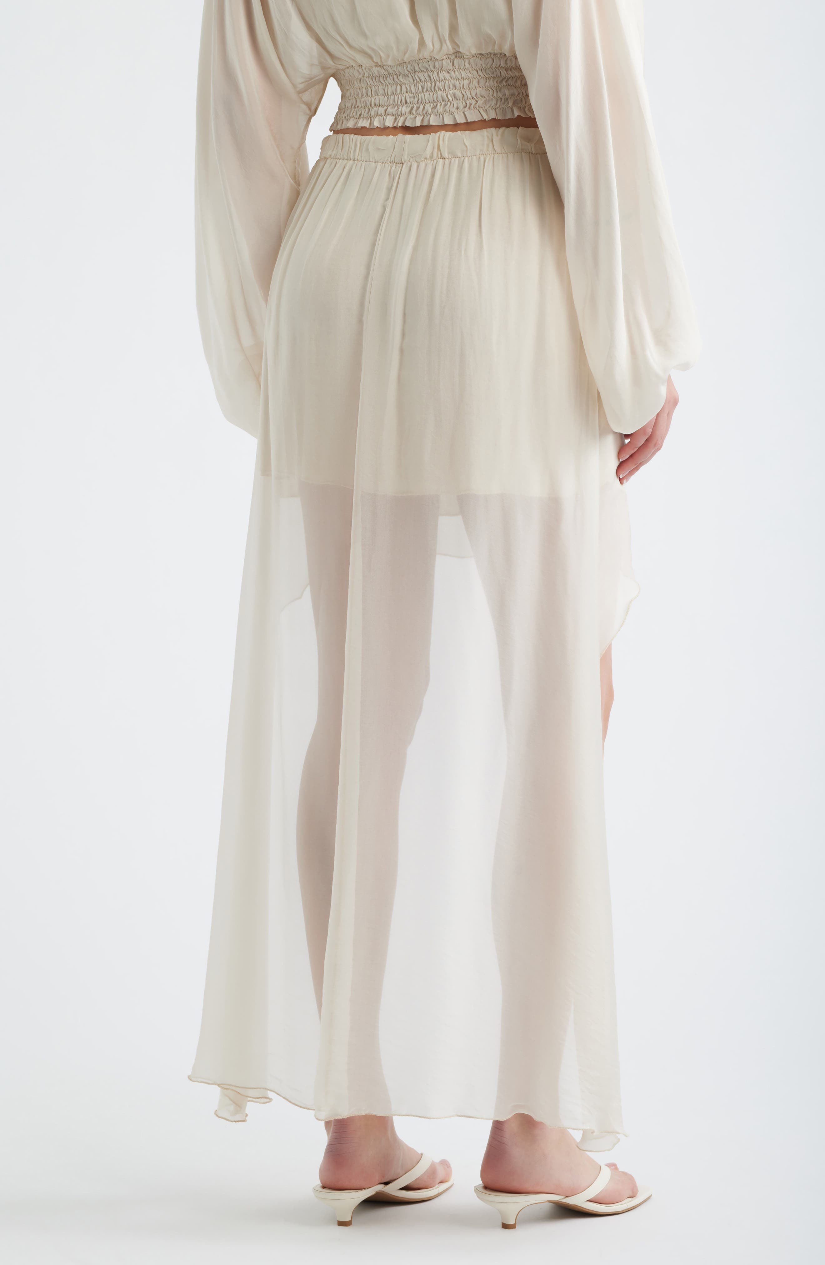 Forum Chiffon High-Low Skirt - image 4