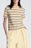 Kenneth Cole Stripe Heavyweight T-Shirt