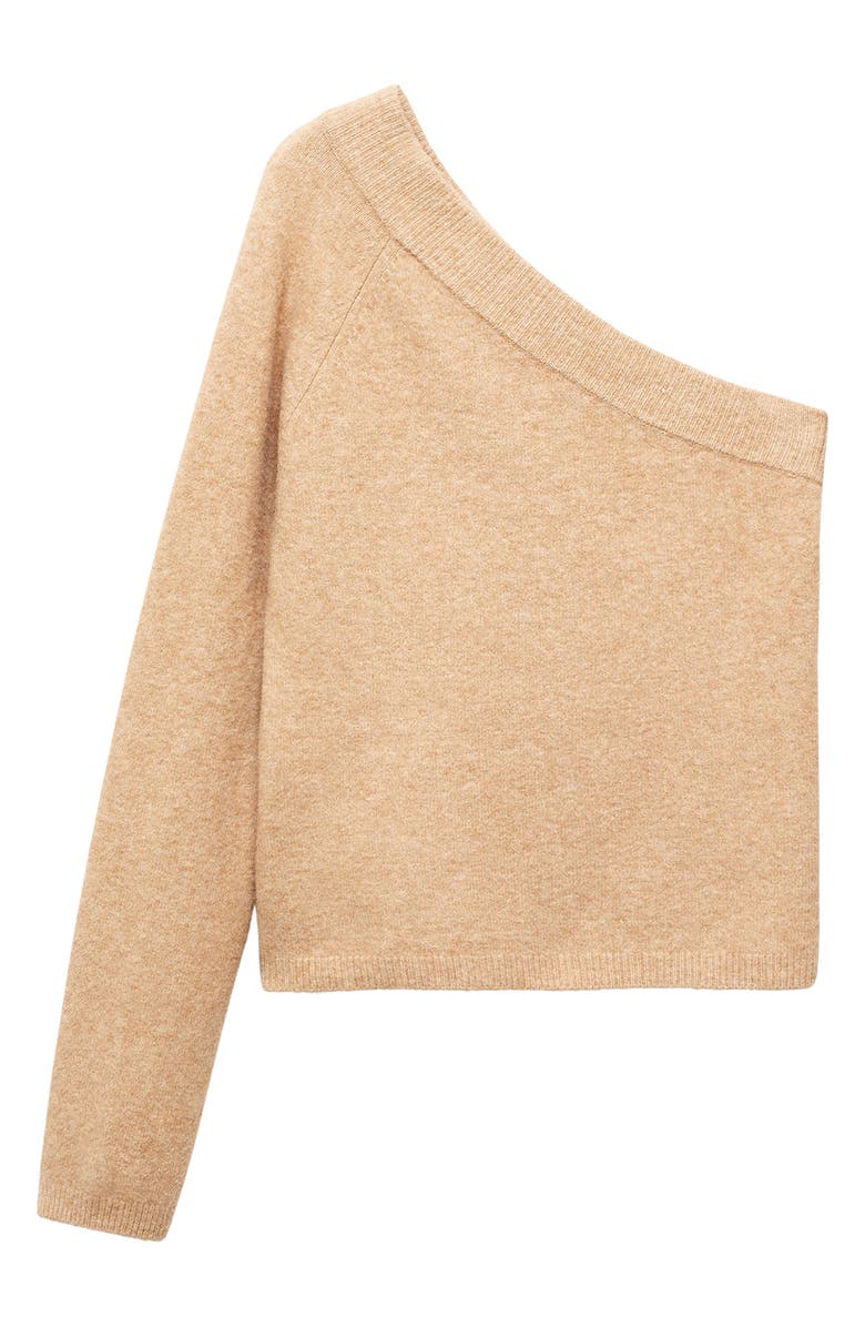 MANGO One-Shoulder Sweater, Alternate, color, 