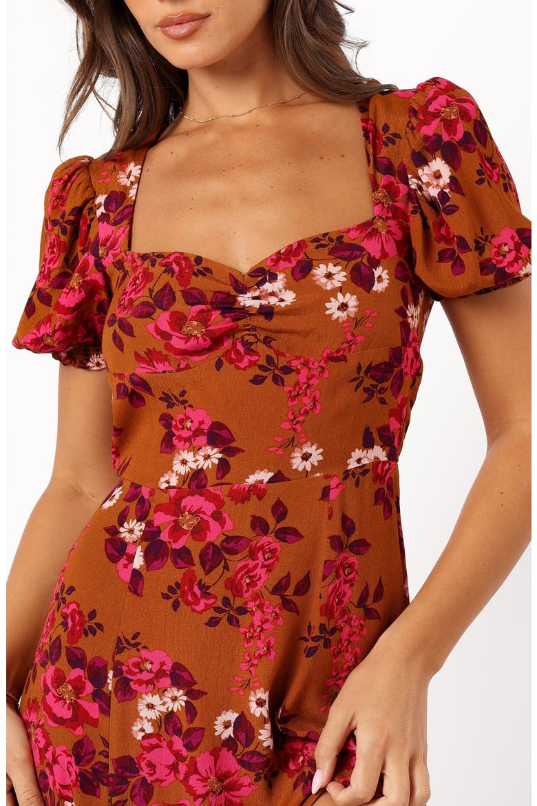 Kirby Midi Dress, Alternate, color, VINTAGE GARDEN