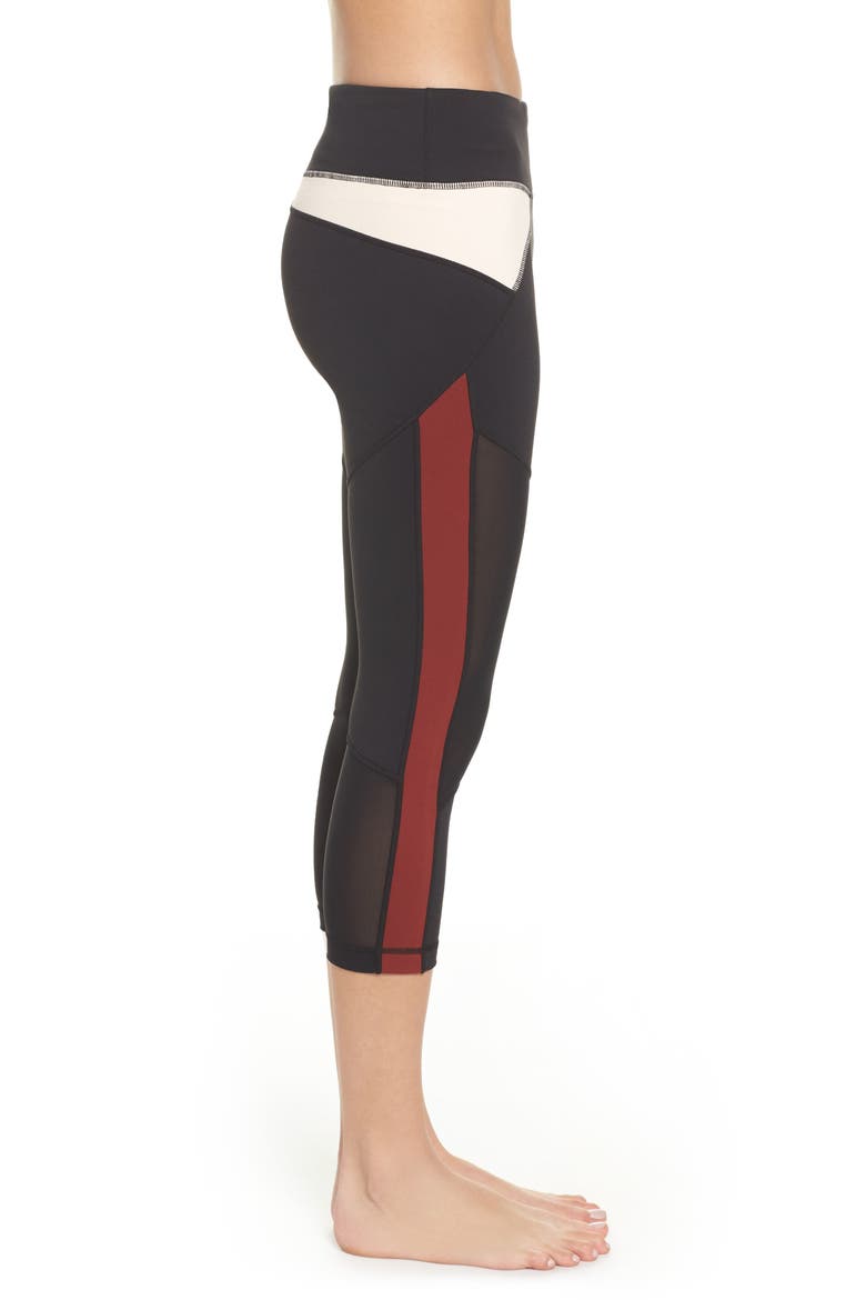 Win-Win Crop Leggings, Alternate, color, RUST MADDER