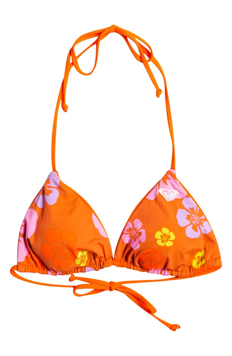 Roxy x Kate Bosworth Reversible Triangle Bikini Top, Alternate, color, 