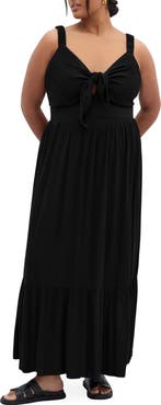 City Chic Vacay Fit & Flare Maxi Dress