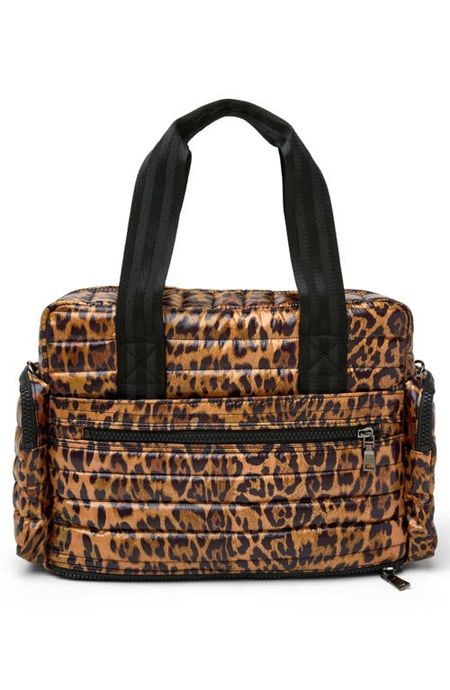 Think Royln Voyager Travel Bag In Animal Print
