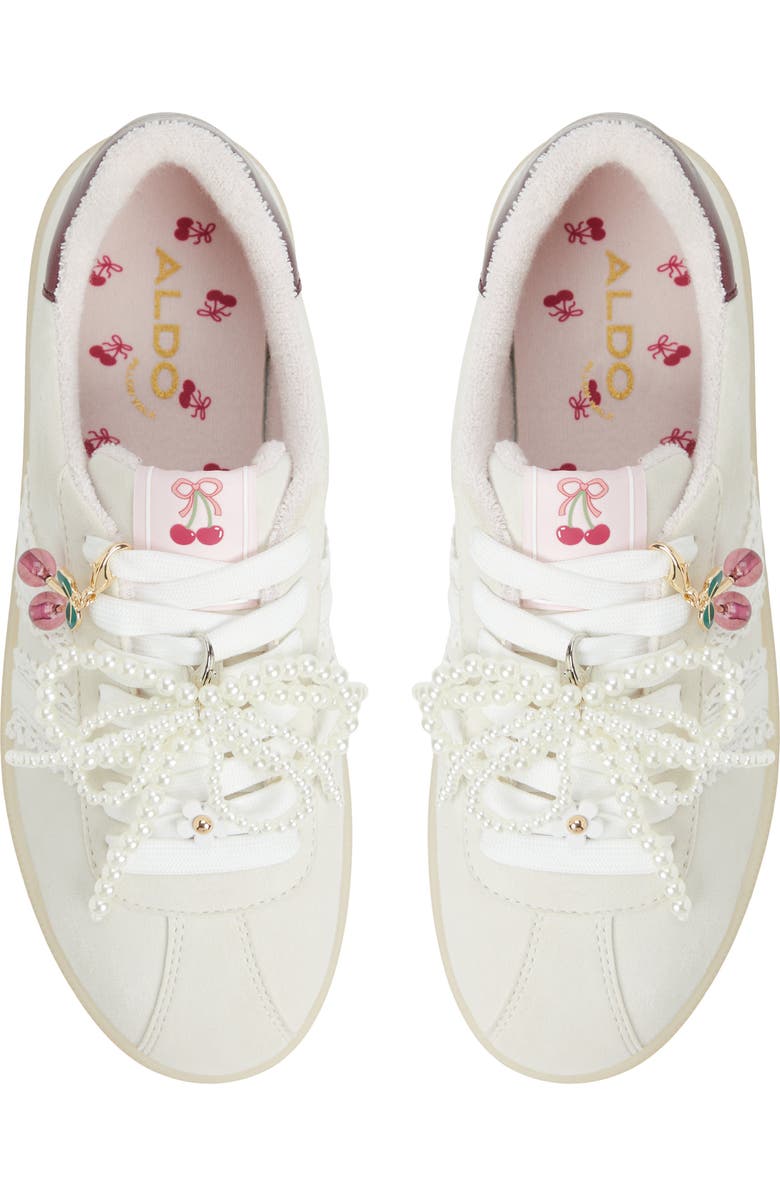 ALDO Sweet Thing Sneaker, Alternate, color, White/ Bone