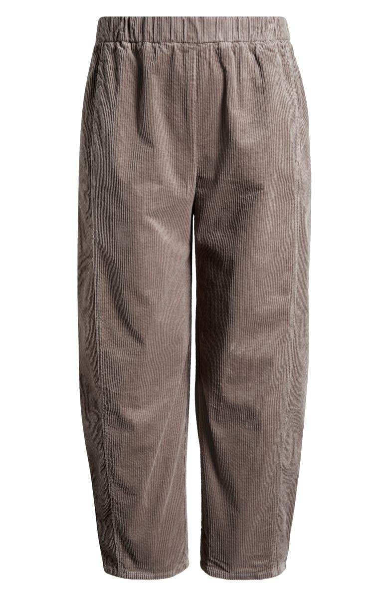 Eileen Fisher Ankle Length Corduroy Lantern Pants, Alternate, color, Taupe