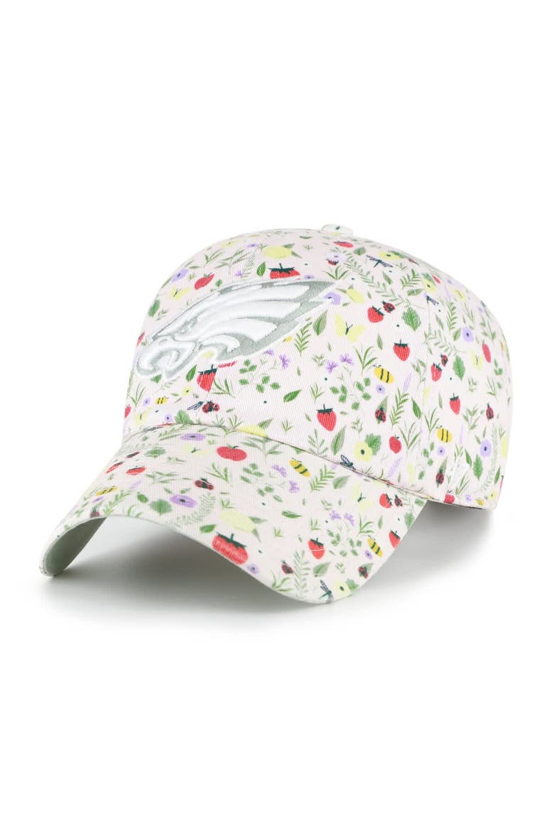 Girls Youth '47  Light Pink Philadelphia Eagles Posey Clean Up Adjustable Hat, Main, color, Light Pink