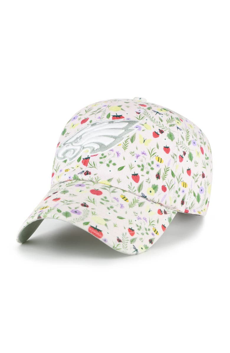 '47 Girls Youth '47  Light Pink Philadelphia Eagles Posey Clean Up Adjustable Hat, Main, color, Light Pink