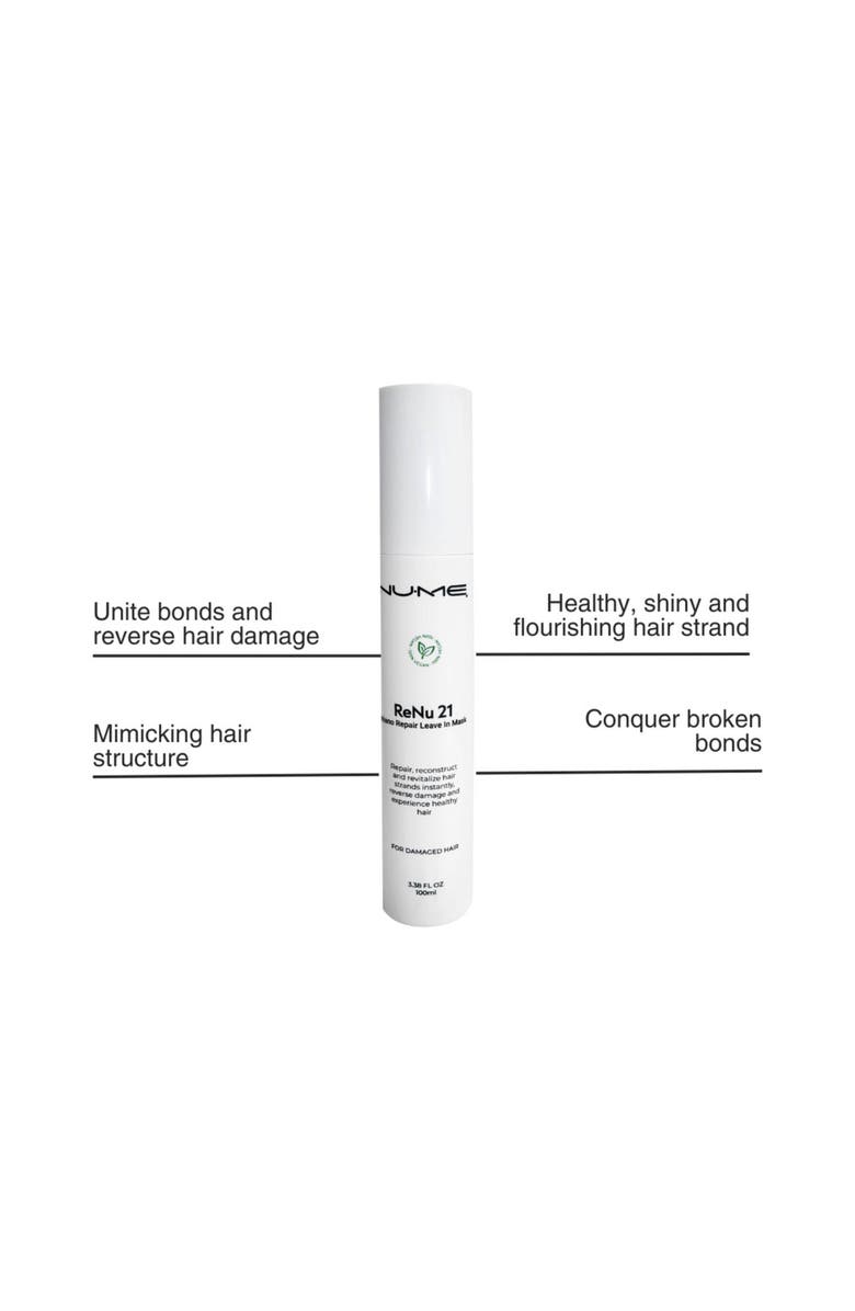 NUME ReNu 21 Nano Repair Leave-In Mask, Alternate, color, White- 100Ml