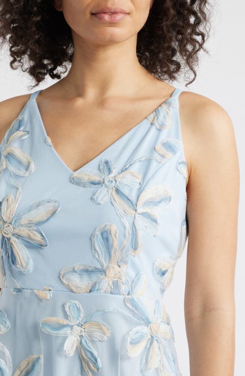 Sam Edelman Women's 3d Daisy Embroidered V-neck Midi Dress In Multi