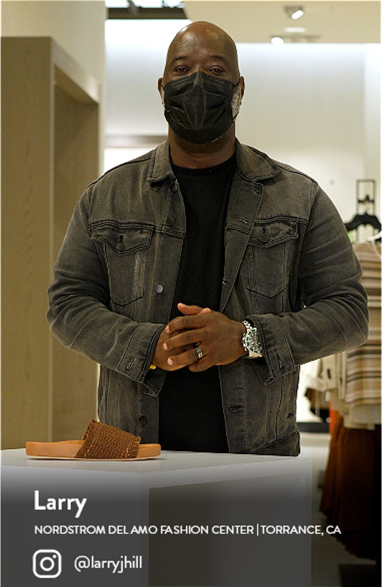 Dani Raffia Slide Sandal, sales video thumbnail