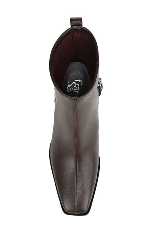Franco Sarto Jayton Square Toe Bootie In Brown