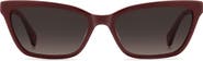 Kate Spade New York aisha 55mm gradient ectangular sunglasses