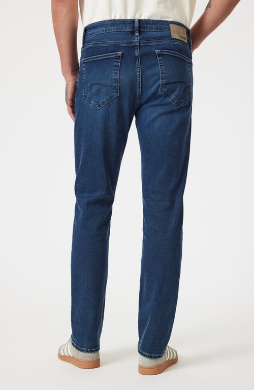 Mavi Jeans Zach Straight Leg Jeans In Deep Used Supermove