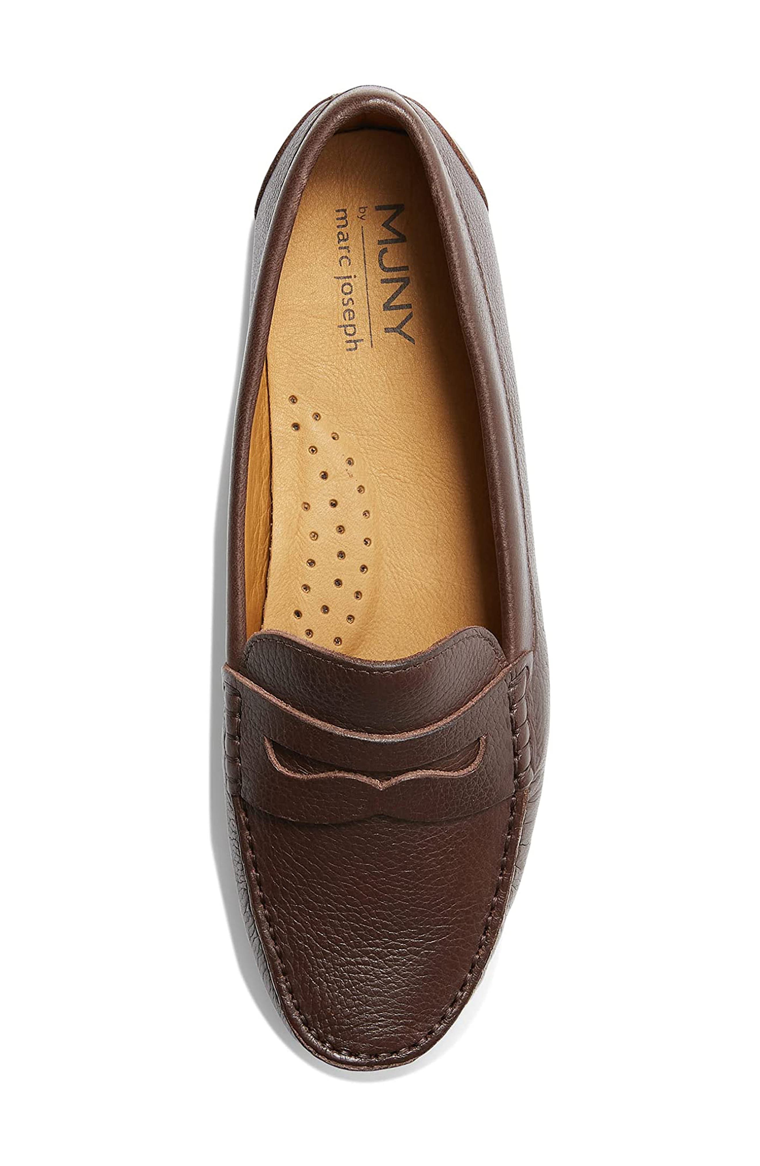 Marc Joseph New York Naples Penny Loafer, Alternate, color, Brown Grainy