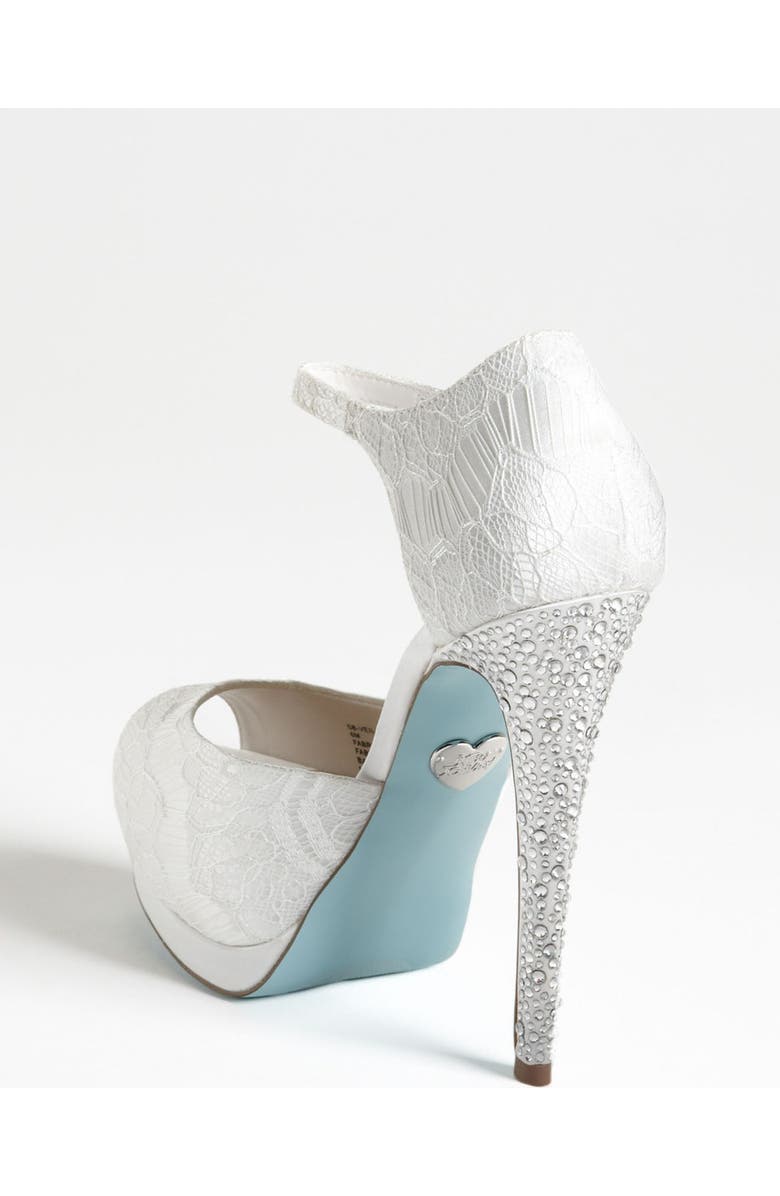 Betsey Johnson Blue by Betsey Johnson 'Veil' Sandal, Alternate, color,