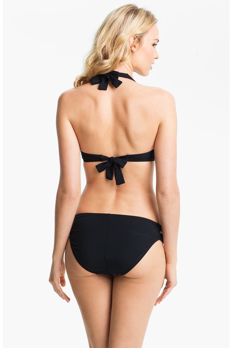 BLEU Rod Beattie 'Retro' Halter Bikini Top, Alternate, color, BLACK