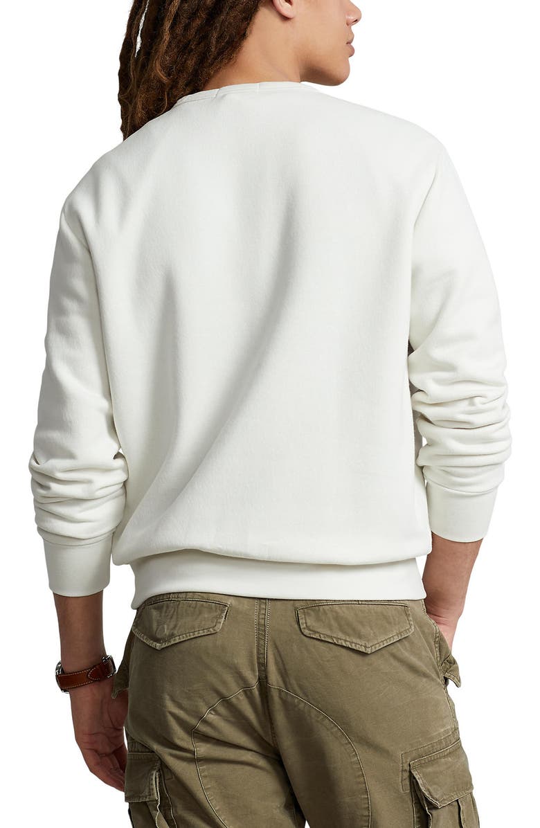 Polo Ralph Lauren Logo Appliqué Fleece Crewneck Sweatshirt, Alternate, color,