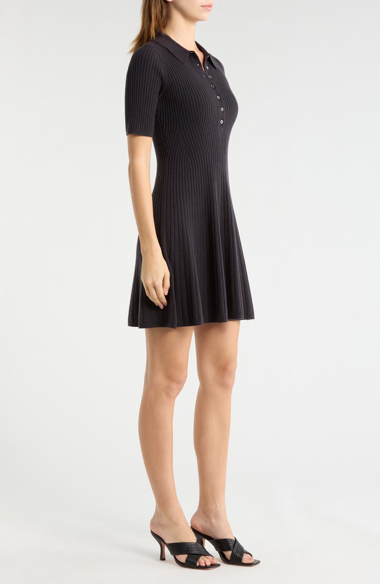 PAIGE Olie Rib Dress, Alternate, color, Midnight