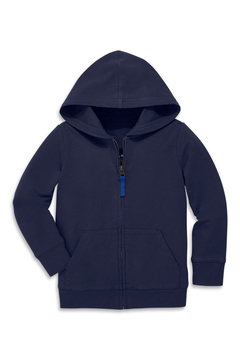 Kids' Zip Hoodie, Main, color, NAVY