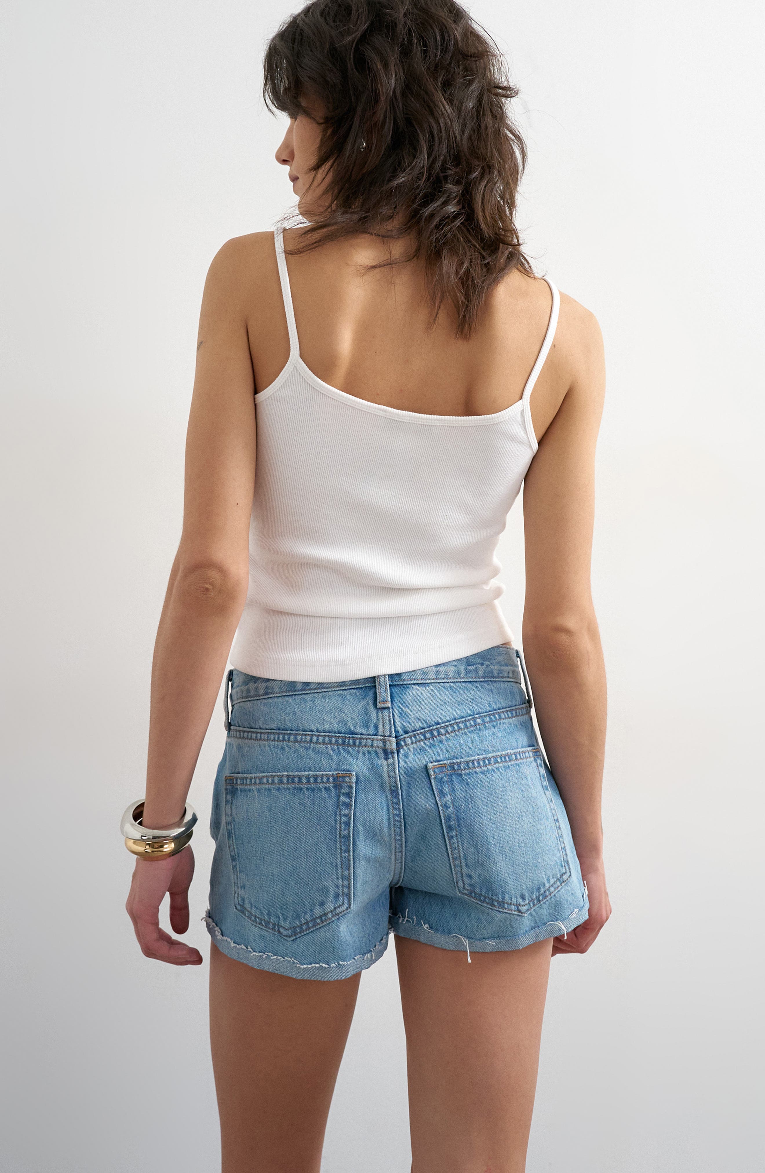 Ultrashort Denim Shorts - image 2